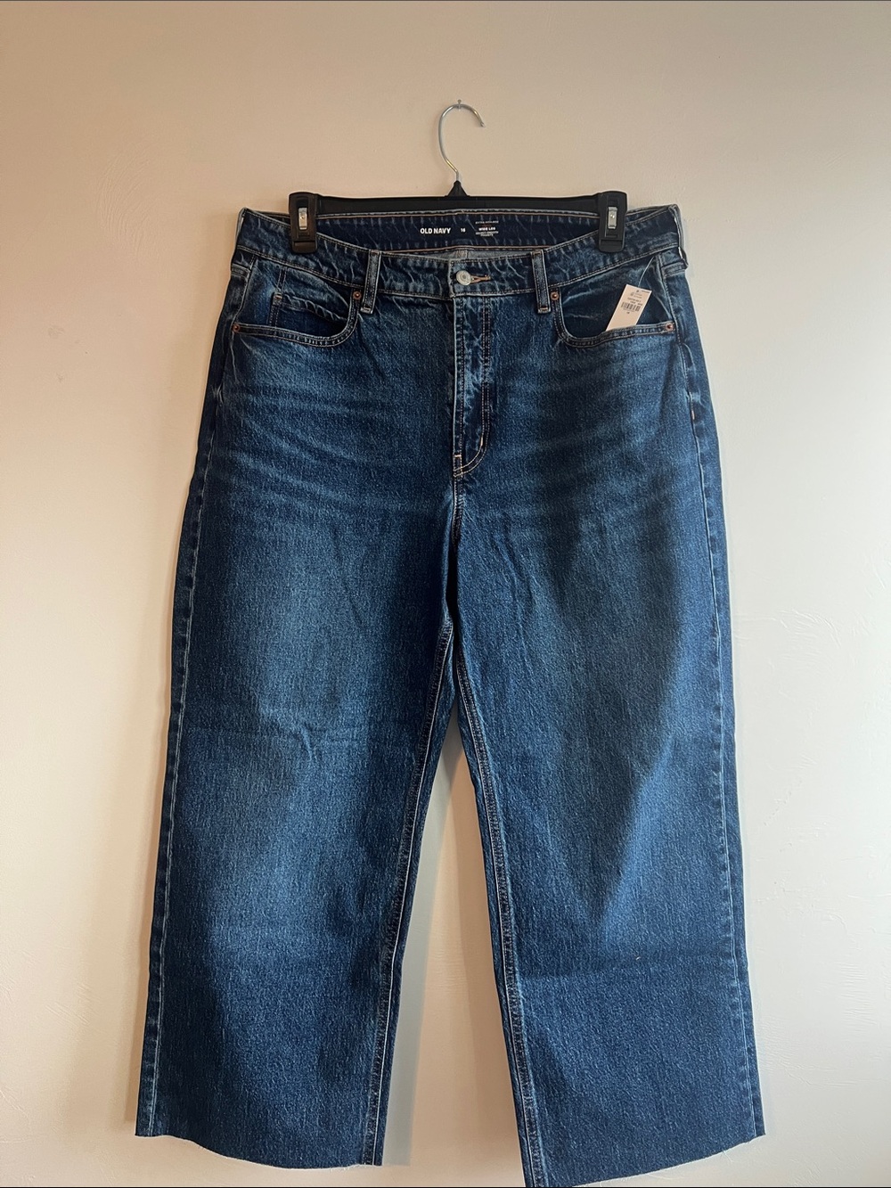 Old Navy Women’s Dark Blue Wide Leg Jeans